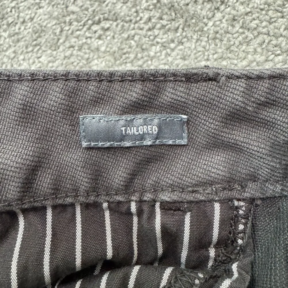 Bonobos Tailored Fit Chino Pants Mens 35x30 Dark Gray Straight Corduroy 5-Pocket